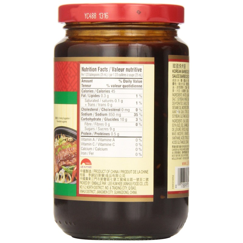 LEE KUM KEE Korean BBQ Sauce, 297 ML