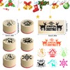 7pcs Christmas Stamp Set, 7 Patterns Christmas Crafts Perfect for