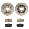 Front Brake Kit Rotors Ceramic Brake Pads for Hyundai 2015