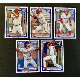 2024 Topps Bowman Paper Team Set Base and Prospects - Washington Nationals