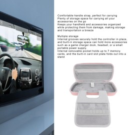 Zopsc Hard Case for ROG Ally X 2024 RC72LA, 2023 RC71L, Claw A1M (Pink) - Gaming Handheld Carrying Case