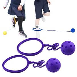 SALUDABLE Skip Ball Hopping Outdoor Play Park Goods Jumping Ball Camping (Set of 2)