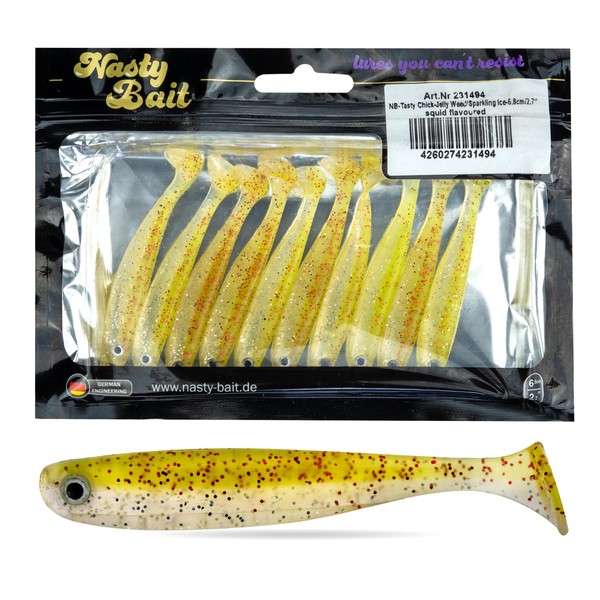 Tasty Chick / Rubber Fish / Pack of 10 /