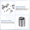 PATIKIL Wire Thread Inserts M12x1.75 Metric 2D 24mm, 20Pcs 304