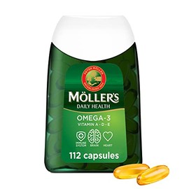 Mollerâs Â® | Omega-3 Capsules | Fish Oil | Nordic Omega-3 Dietary Supplement with EPA and DHA and Vitamins A, D and E | 166-year-old-brand | Daily Health | 112 Capsules