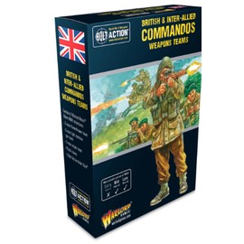 Warlord Games British and Interallied Commandos Weapons Teams - 28mm Scale Bolt Action Miniatures Highly Detailed WW2 Miniatures for Tabletop War Games