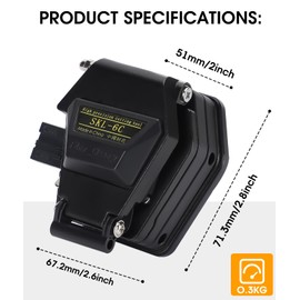 Fiber Optic Cleaver - Precision Cable Cutting Tool with Carry Bag for Optimal Fiber Handling