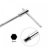 sourcing map 8mm Sliding T-Handle Hex Key Wrench for Fast