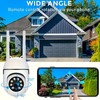 1080P Security Camera Wired, 2.4G/5G WiFi Home Surveillance Cam with