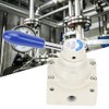 4HV230-08 Air Valve 4 Way 3 Positions Hand Lever Direct