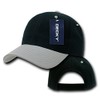 DECKY Deluxe Baseball Cap, Black/Grey