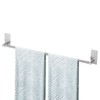 Adhesive Bath Towel Bar 24-inch, No Drill Stick On Towel Rack, Easy Install with Self-Adhesive, Premium SUS304 Stainless Steel (Brush Nickle, 24)