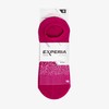 Silver No Shoe Liner Socks, Pink, Large