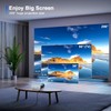 AuKing Projector, 2024 Upgraded Mini Projector, Full HD 1080P Home