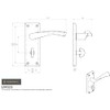 Carlisle Brass SZR023SN Door Handle, Satin Nickel