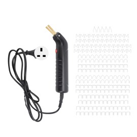 70W Plastic Welder Car Bumper Repair Kit DC Portable Thermal Hot Stapler Plastic Welding Machine with 5 Types of Nails for Home UK Plug 220V