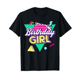 Birthday girl 80s 90s birthday party costume for women T-Shirt