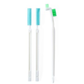 Coralpearl Bottle Cap Brush Mini with Little Flat Detail Scrubbers, Tiny Crevice Split Crack Cleaner for Cleaning Groove Gap Corner of Lids, Window Door Tracks, Grout, Small Parts, and Keyboard (1)