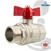 tecuro Ball Valve, Internal x External Thread G 1 Inch