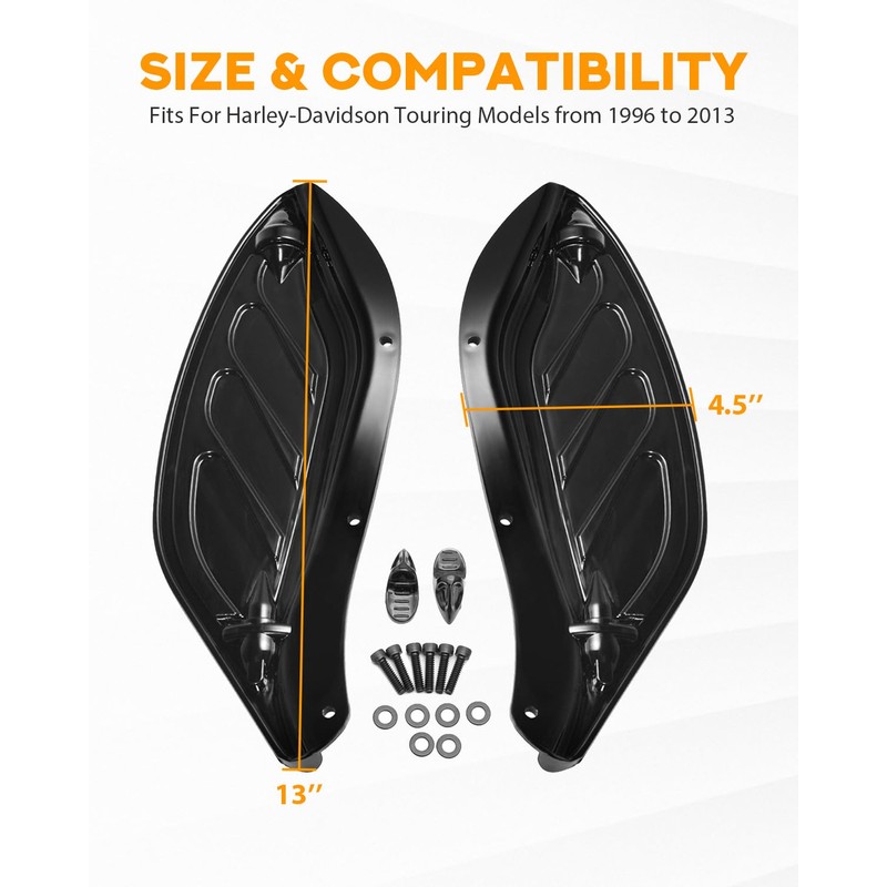 Side Wing Deflectors, Fairing Air Deflector, Adjustable Air Deflector Kit