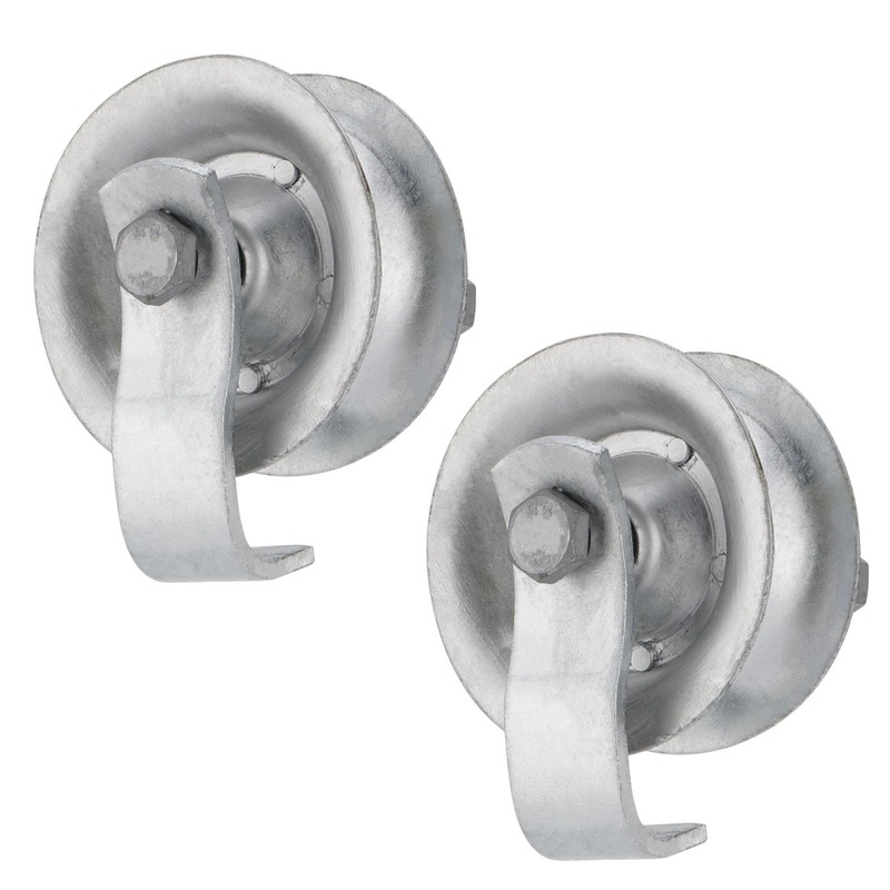 SPARKWHIZ Sliding Gate Rollers for 1 5/8" Pipe Track, 5"