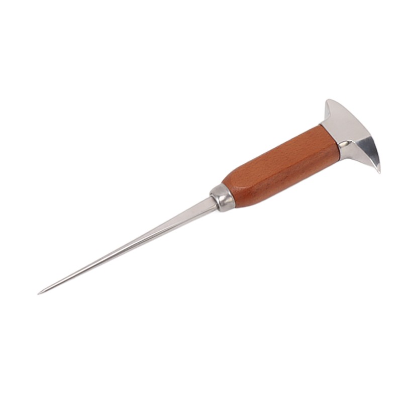 Ice Pick with Wood Handle Stainless Steel Ice Chipper Ice