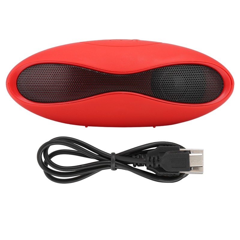 Cool Streamlined Oval Shaped Subwoofer Bluetooth Speaker with FM Function