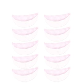 10 Pairs S/M/L Silicone Eyelash Perming Curler Shield Pads with Small Medium Large Size Lash Lift Rods Makeup Beauty Tool Accessories