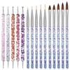 15 Pcs Nail Art Brush Set 5 Pcs Double-end Nail