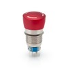 WerFamily 19mm Red Head Emergency Stop Rotary Latching Push Button