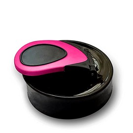 NAVIVVA SPLENDID Replacement Flip Cap Lid, Easy Fit, Durable and Strong (Black-Pink)