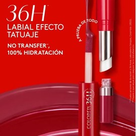 ESIKA Colorfix Duo Tattoo Lipstick 36H with Moisturizing Balm Rosa Chic