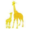 HCM Kinzel 59177 3D Crystal Puzzle Giraffe Pair 38 Pieces, Yellow