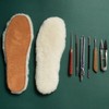 Genius Australian Sheepskin Insole, Extra Thick and Warm Wool Insole,