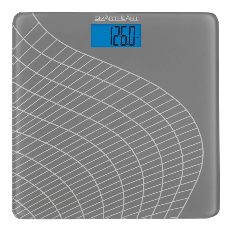 Veridian SmartHeart Talking Scale, Digital Bathroom Scale, 438 lbs Capacity
