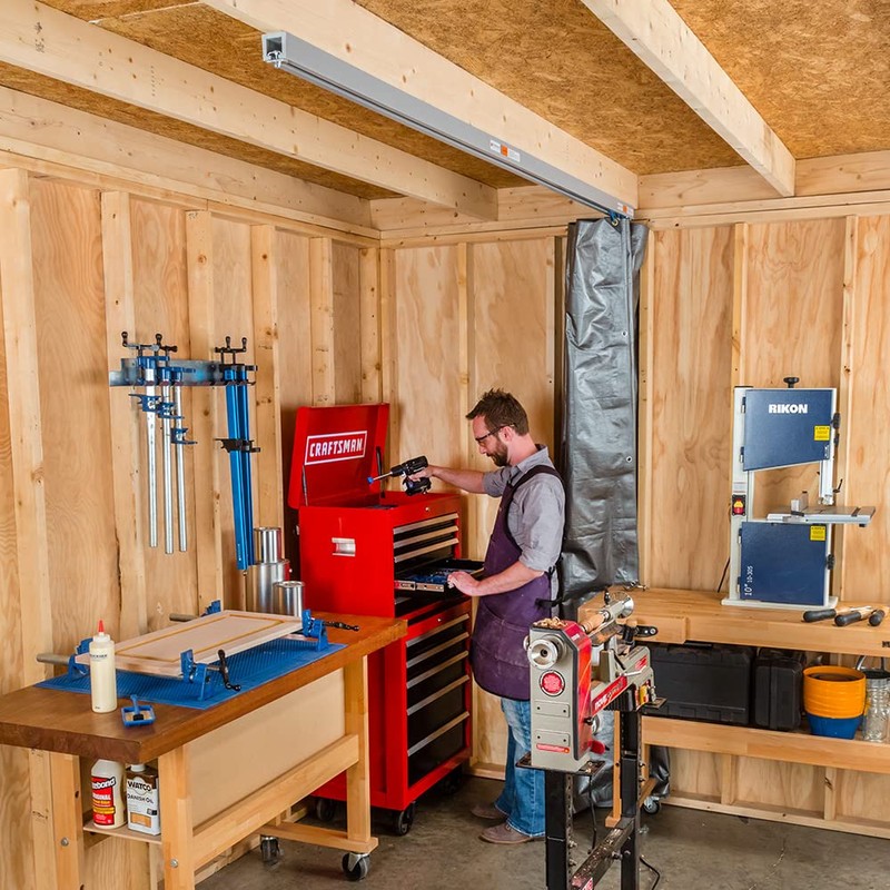 Curtain Gliders for Rockler Ceiling Track System, 6-Pack