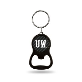 Rico Wyoming University - Carbon Fiber Design - Colored Bottle Opener Keychain (Black) BOC520101CF Wyoming University - Carbon Fiber Design - Colored Bottle Opener Keychain (Black)