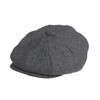PEAKY BLINDERS 8 Piece 'Newsboy' Style Flat Cap -Melton Wool