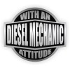 Unbranded 3pack - Diesel Mechanic With An Attitude Toolbox Decals Stickers Silver