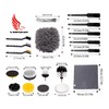 VMINGO Kit de Cepillo para Detallar Cuidado Auto Coche SUV