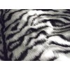 Animal Fun Faux Fur Fabric Material - Silver Grey/White Tiger, 1Mtr - 150cmx100cm