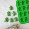 Silicone Turtle Candy Molds, 2-Pack Green Ice Cube Trays, 28-Cavity