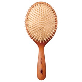 Ikemoto Brush IKH3726 Hair Brush/IKMT Wood Cushion Brush: Normal (M) Made in Japan