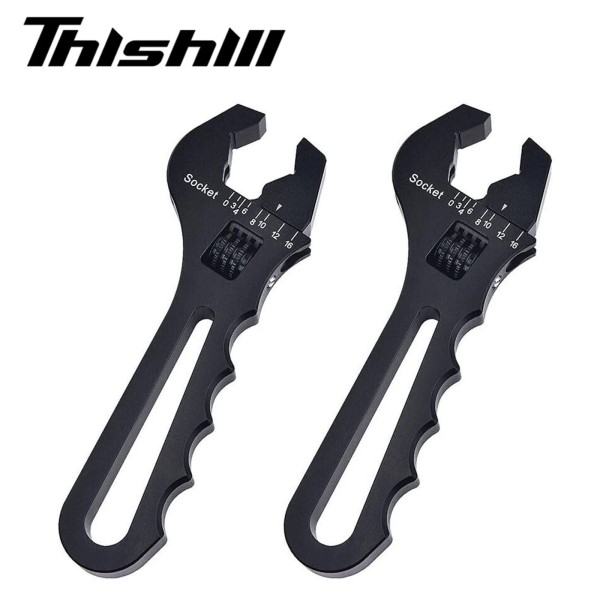 Thishill 2*3AN-16AN Adjustable Spanner Wrench Tool For Hose End Fitting