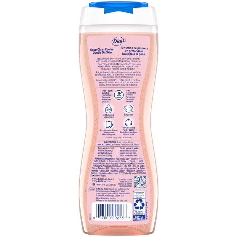 Dial Body Wash, Exfoliate & Restore Himalayan Salt, 16 Fl