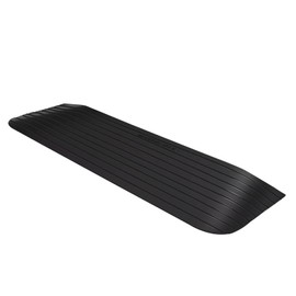 Ruedamann 1-1/2“ RiseThreshold Ramp, Durable Solid Rubber with 2200lbs Load Capacity, Non-Skid and Anti-Slip Surface, Wheelchair Ramp for Doorways and Bathroom
