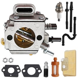 SYOWADA MS390 Carburetor Kit Replacement For Stihl 029 MS290 MS310, W/Carb Gasket Bumper Stripe, Spark Plug, Replacement For 1127 120 0650