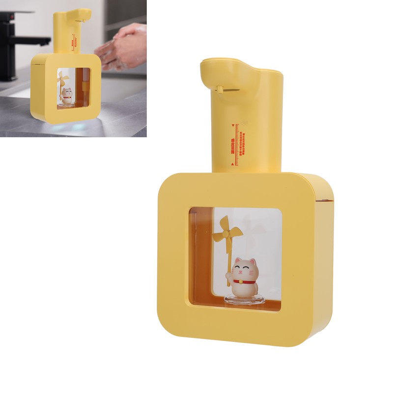 Automatic Foaming Soap Dispenser 3 Levels Adjustable Countertop Wall Mounted