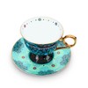 T2 Tea-Moroccan Tealeidoscope Black Cup & Saucer Tall 220ml