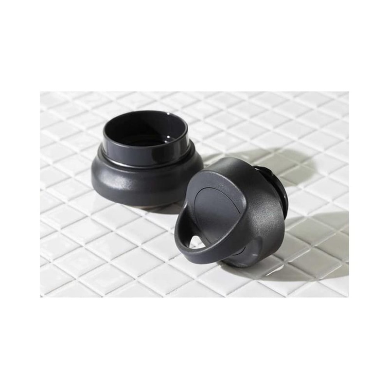 Tiger Stainless Steel Vacuum Insulated Bottle with Handle, 20-Ounce, Black